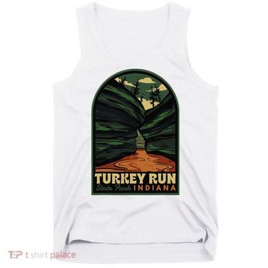 Turkey Run State Park Indiana Vintage Badge Tank Top