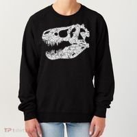 T Rex Skull Tyrannosaurus Rex Dinosaur Fossil Women's Sweatshirt thumb 0