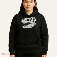 T Rex Skull Tyrannosaurus Rex Dinosaur Fossil Hoodie thumb 5