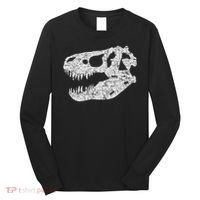 T Rex Skull Tyrannosaurus Rex Dinosaur Fossil Long Sleeve Shirt thumb 0
