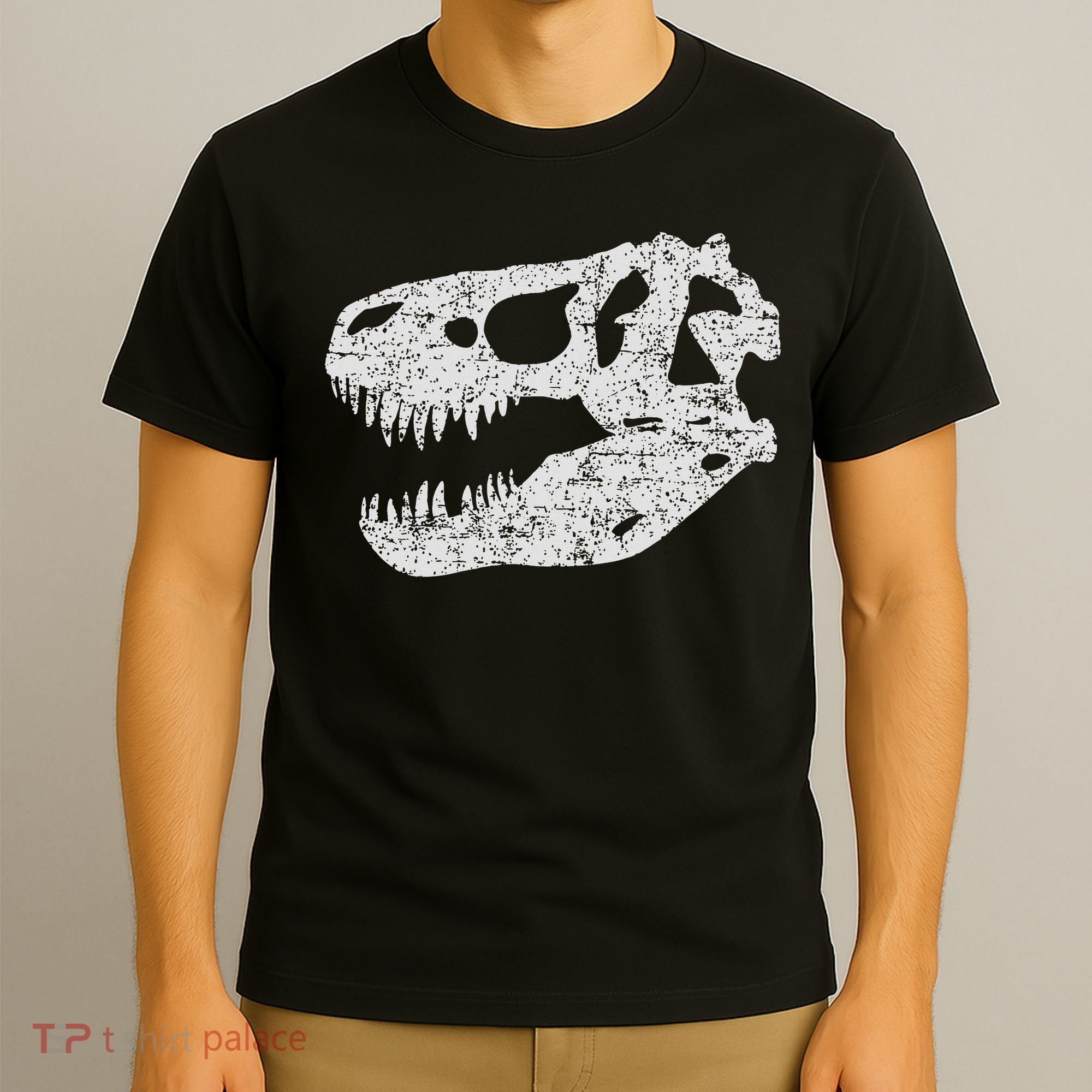 T Rex Skull Tyrannosaurus Rex Dinosaur Fossil T-Shirt