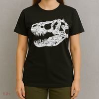 T Rex Skull Tyrannosaurus Rex Dinosaur Fossil T-Shirt thumb 4