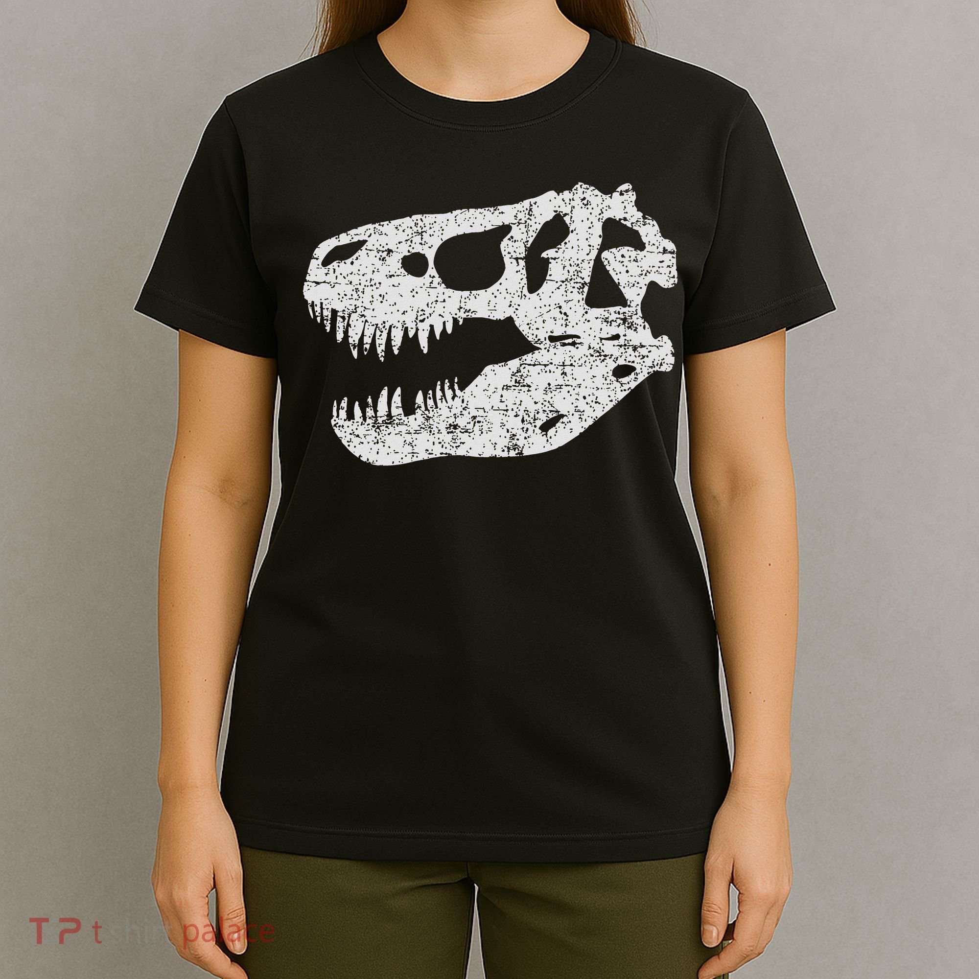 T Rex Skull Tyrannosaurus Rex Dinosaur Fossil T-Shirt