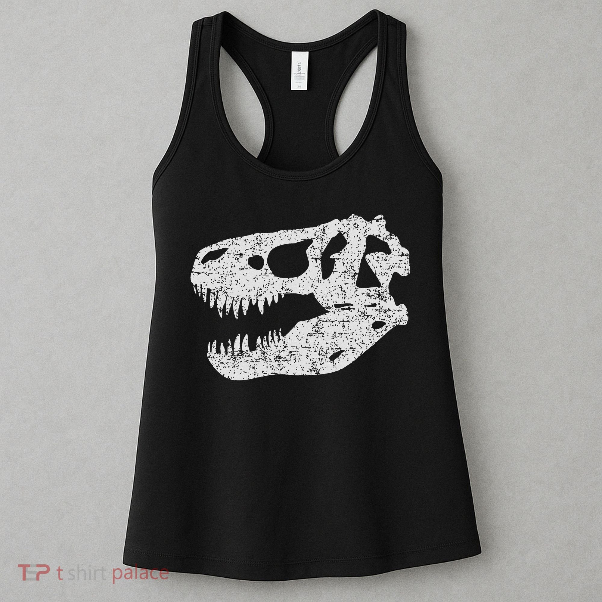 T Rex Skull Tyrannosaurus Rex Dinosaur Fossil Women's Tank Top