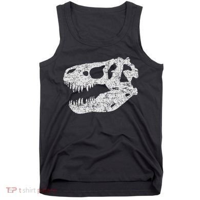 T Rex Skull Tyrannosaurus Rex Dinosaur Fossil Tank Top