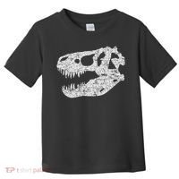 T Rex Skull Tyrannosaurus Rex Dinosaur Fossil Toddler T-Shirt thumb 0