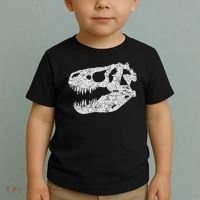 T Rex Skull Tyrannosaurus Rex Dinosaur Fossil Toddler T-Shirt thumb 2
