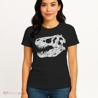 T Rex Skull Tyrannosaurus Rex Dinosaur Fossil Women's T-Shirt thumb 4