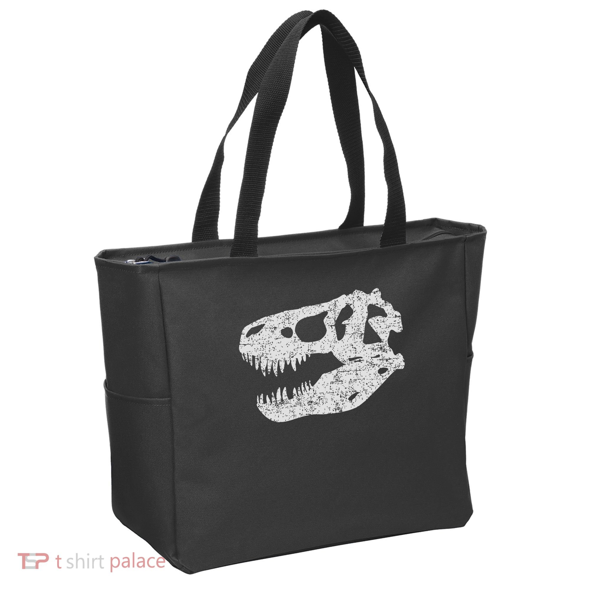 T Rex Skull Tyrannosaurus Rex Dinosaur Fossil Tote Bag