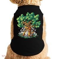 T Rex Smoking Joint Under A Tree Doggie Tank thumb 0