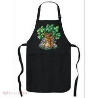 T Rex Smoking Joint Under A Tree Apron thumb 0