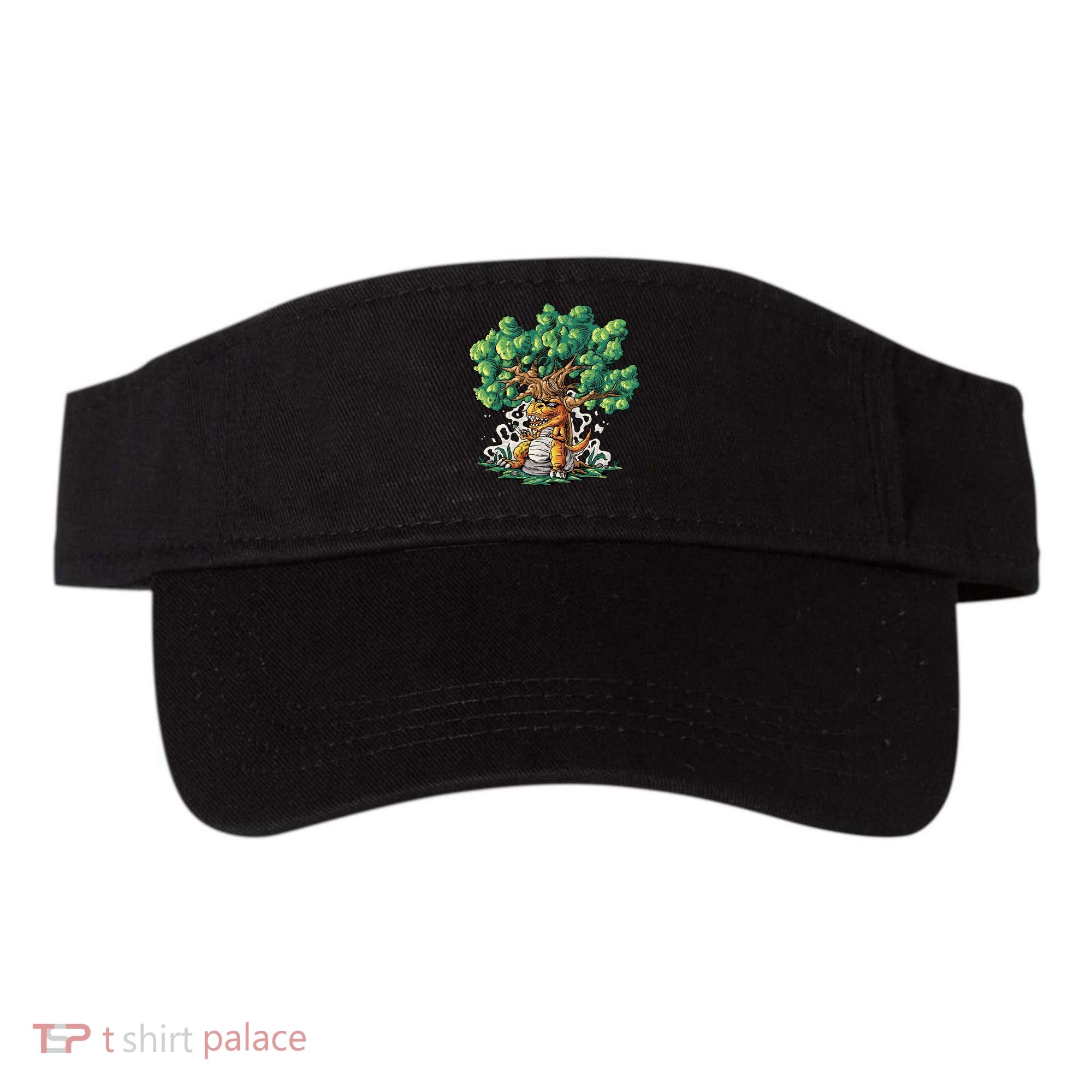 T Rex Smoking Joint Under A Tree Visor