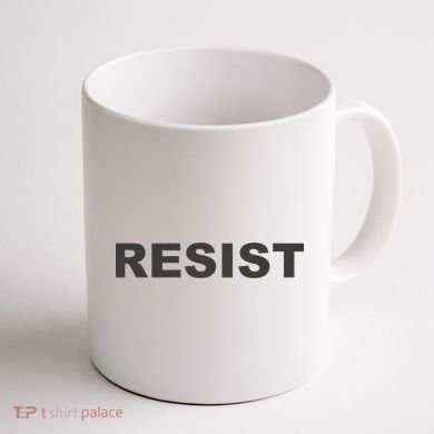 The Resist Coffee Mug back