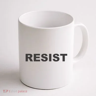The Resist Coffee Mug back