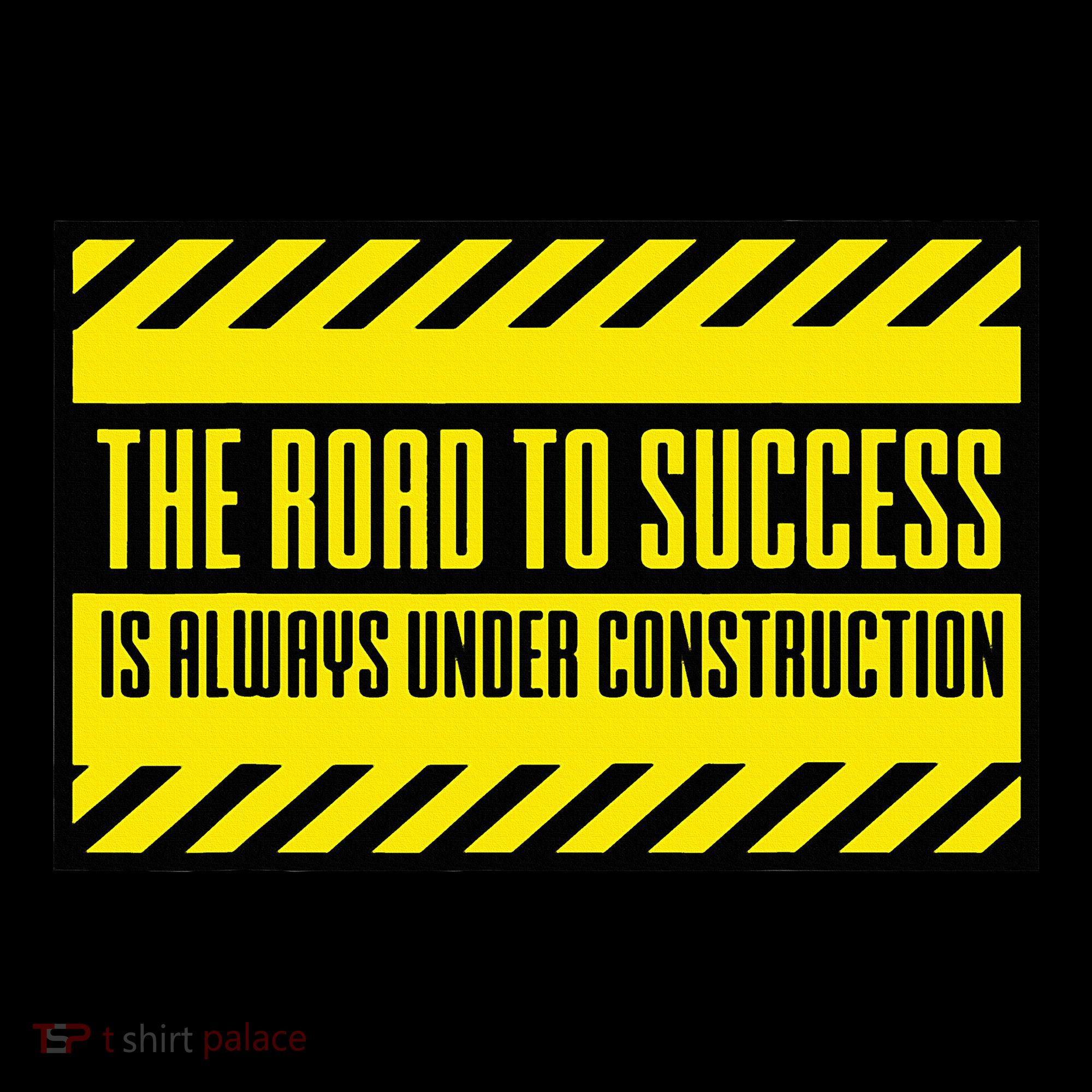 The Road To Success Is Always Under Construction Ornament
