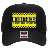 The Road To Success Is Always Under Construction Hat thumb 0