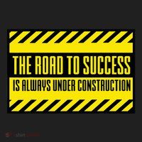 The Road To Success Is Always Under Construction Hat thumb 2