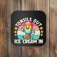 Tonsil Removal & Tonsillectomy Recovery Tonsils Out Coaster thumb 0