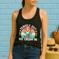 Tonsil Removal & Tonsillectomy Recovery Tonsils Out Women's Tank Top thumb 2