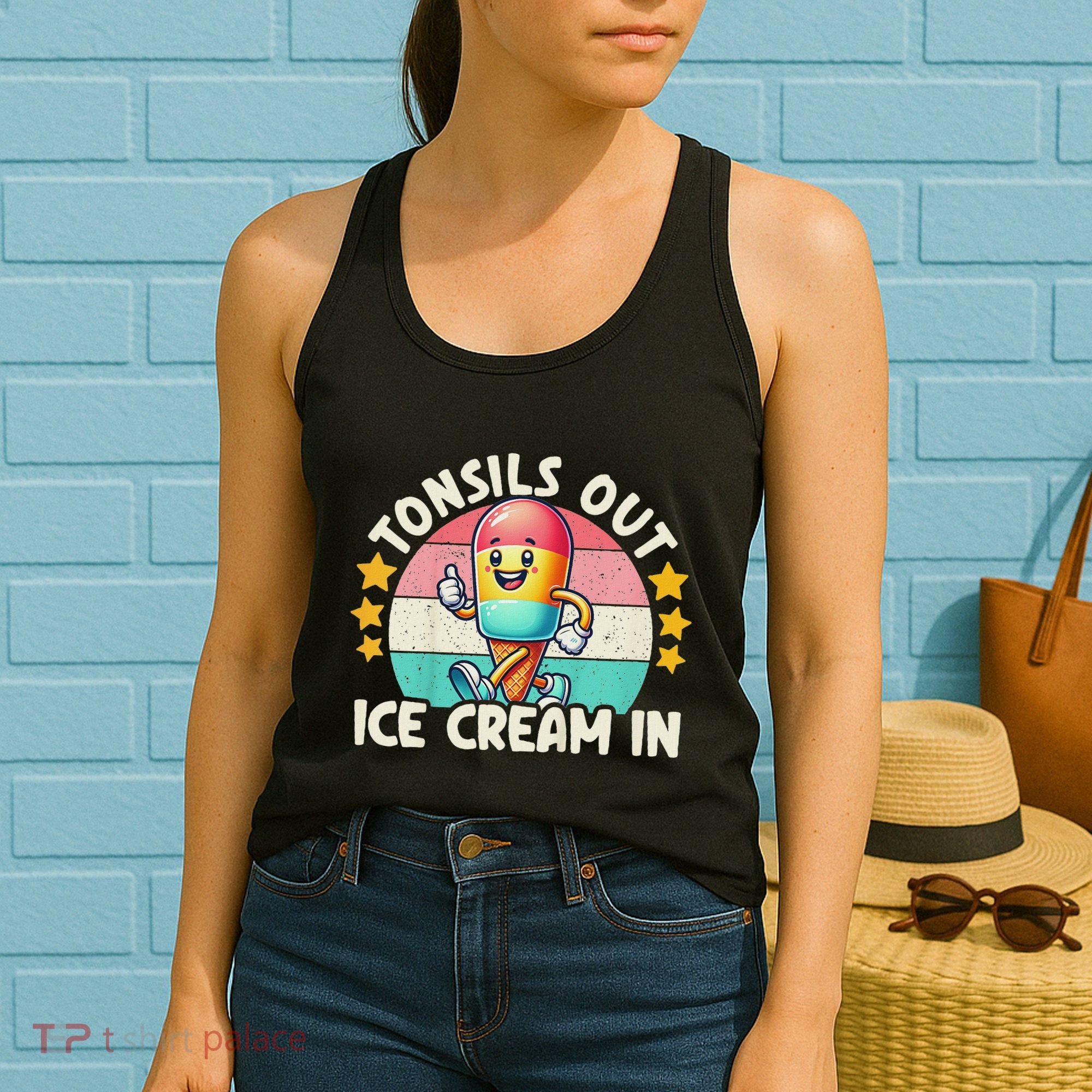 Tonsil Removal & Tonsillectomy Recovery Tonsils Out Women's Tank Top
