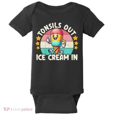 Tonsil Removal & Tonsillectomy Recovery Tonsils Out Baby Bodysuit