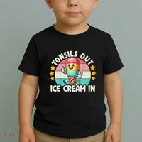 Tonsil Removal & Tonsillectomy Recovery Tonsils Out Toddler T-Shirt thumb 2