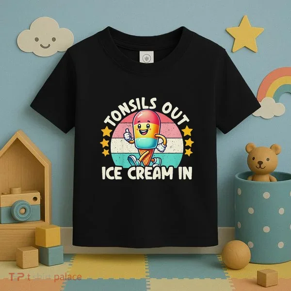 Tonsil Removal & Tonsillectomy Recovery Tonsils Out Toddler T-Shirt