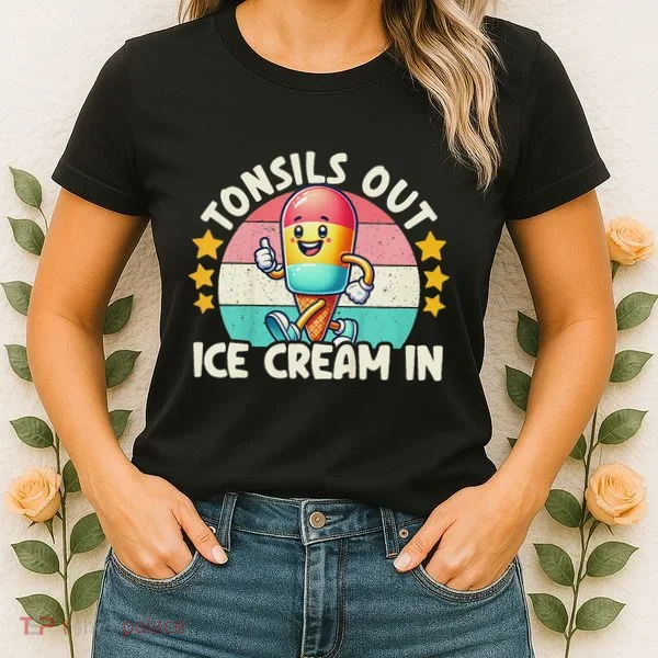 Tonsil Removal & Tonsillectomy Recovery Tonsils Out Women's T-Shirt