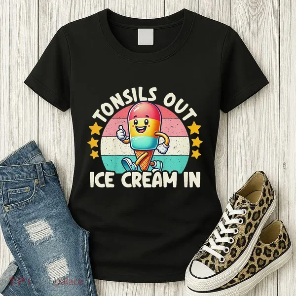 Tonsil Removal & Tonsillectomy Recovery Tonsils Out Women's T-Shirt