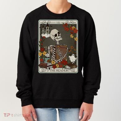 The Reader Tarot Card Bookish Women's Sweatshirt