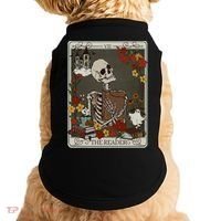 The Reader Tarot Card Bookish Doggie Tank thumb 0