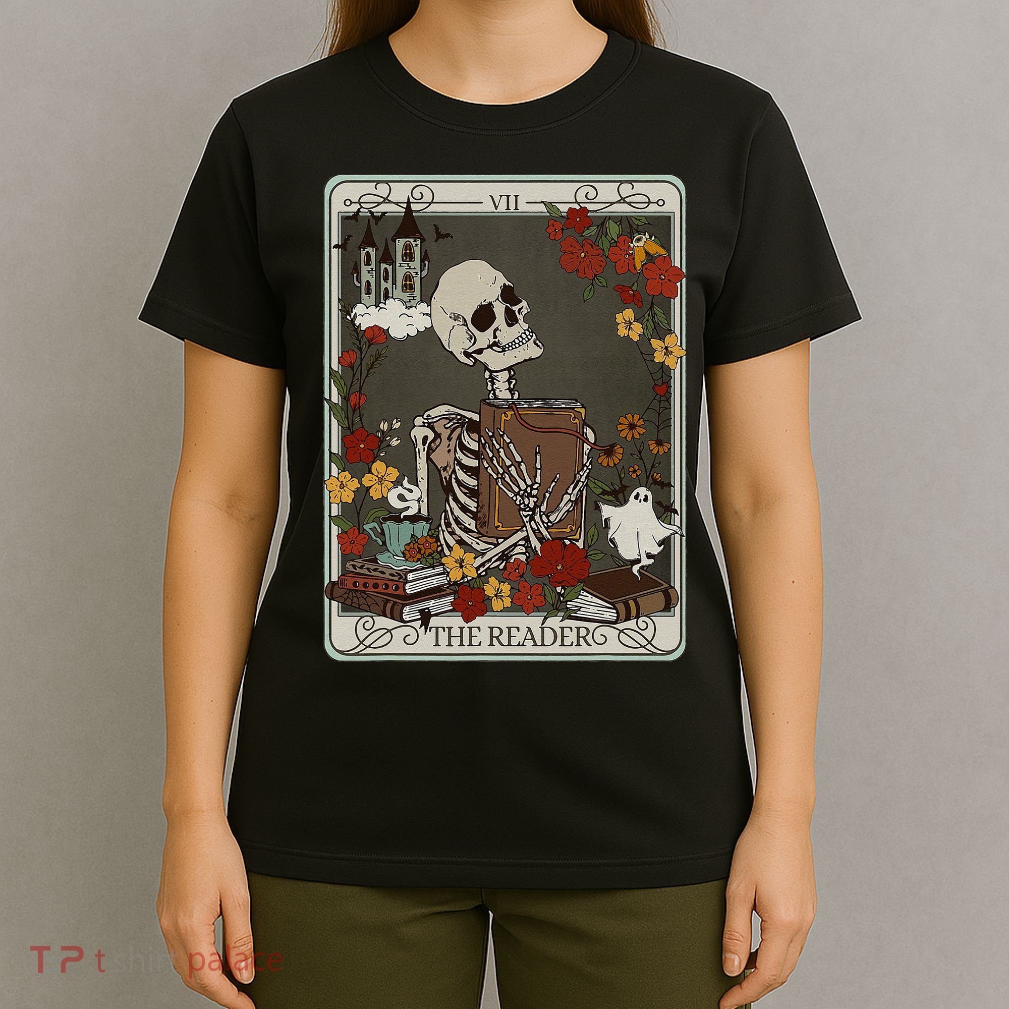 The Reader Tarot Card Bookish T-Shirt