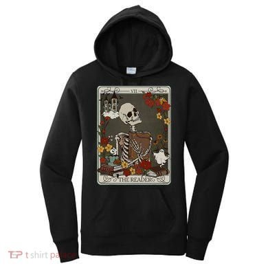 The Reader Tarot Card Bookish Women's Hoodie