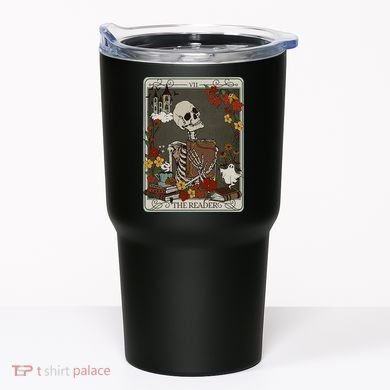 The Reader Tarot Card Bookish Tumbler