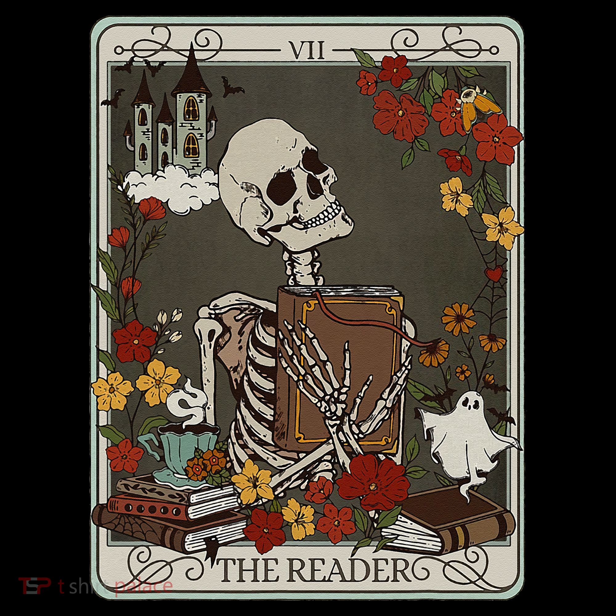 The Reader Tarot Card Bookish Mousepad