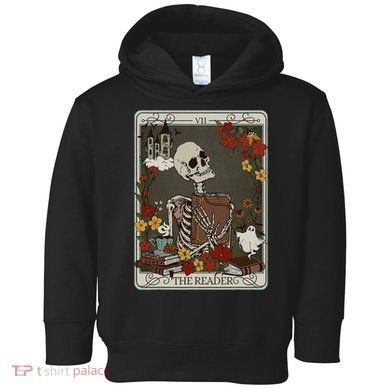 The Reader Tarot Card Bookish Toddler Hoodie