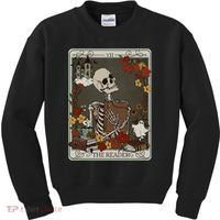 The Reader Tarot Card Bookish Kids Sweatshirt thumb 0