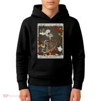 The Reader Tarot Card Bookish Kids Hoodie thumb 4