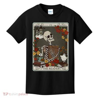 The Reader Tarot Card Bookish Kids T-Shirt