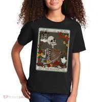The Reader Tarot Card Bookish Kids T-Shirt thumb 2