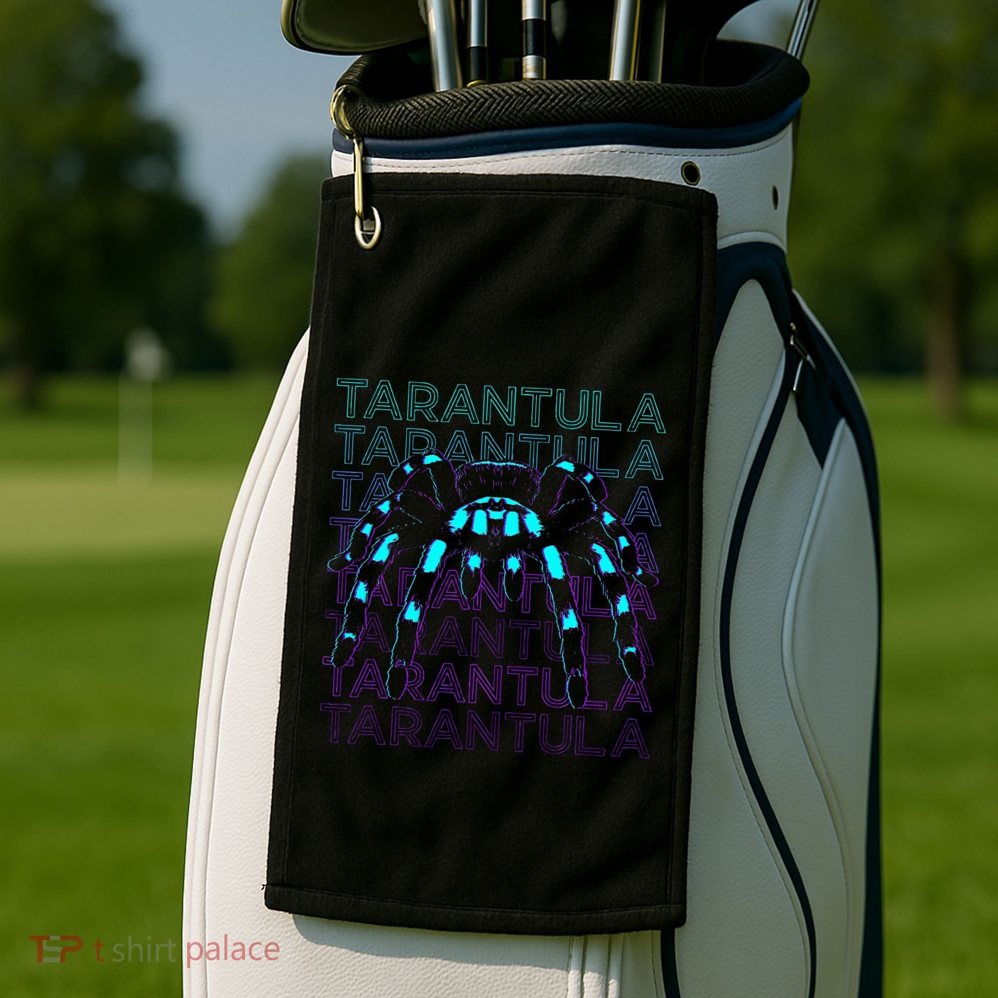 Tarantula Retro Golf Towel