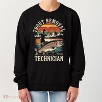 Trout Removal Technician Trout Fishing Women's Sweatshirt thumb 0