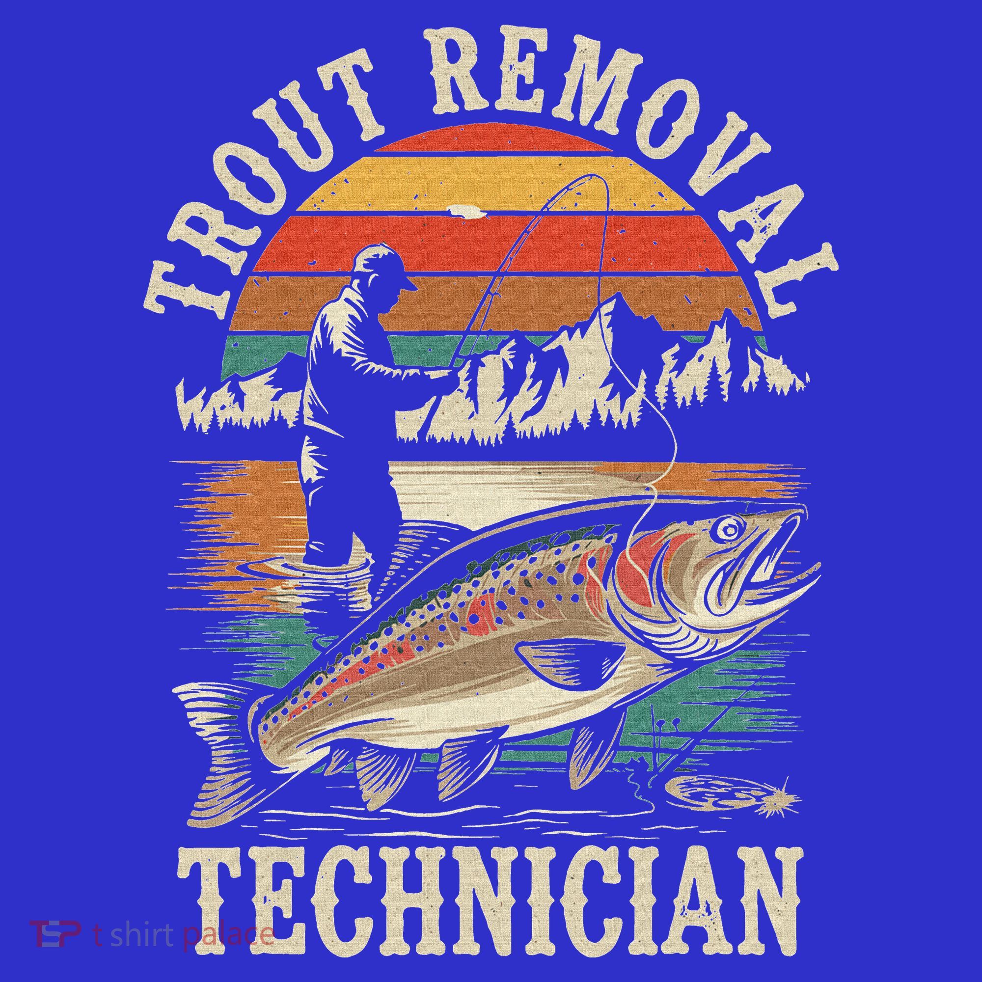 Trout Removal Technician Trout Fishing Sweatshirt