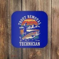 Trout Removal Technician Trout Fishing Coaster thumb 0