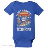 Trout Removal Technician Trout Fishing Baby Bodysuit thumb 0