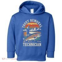 Trout Removal Technician Trout Fishing Toddler Hoodie thumb 0
