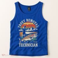 Trout Removal Technician Trout Fishing Tank Top thumb 2