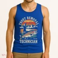 Trout Removal Technician Trout Fishing Tank Top thumb 3