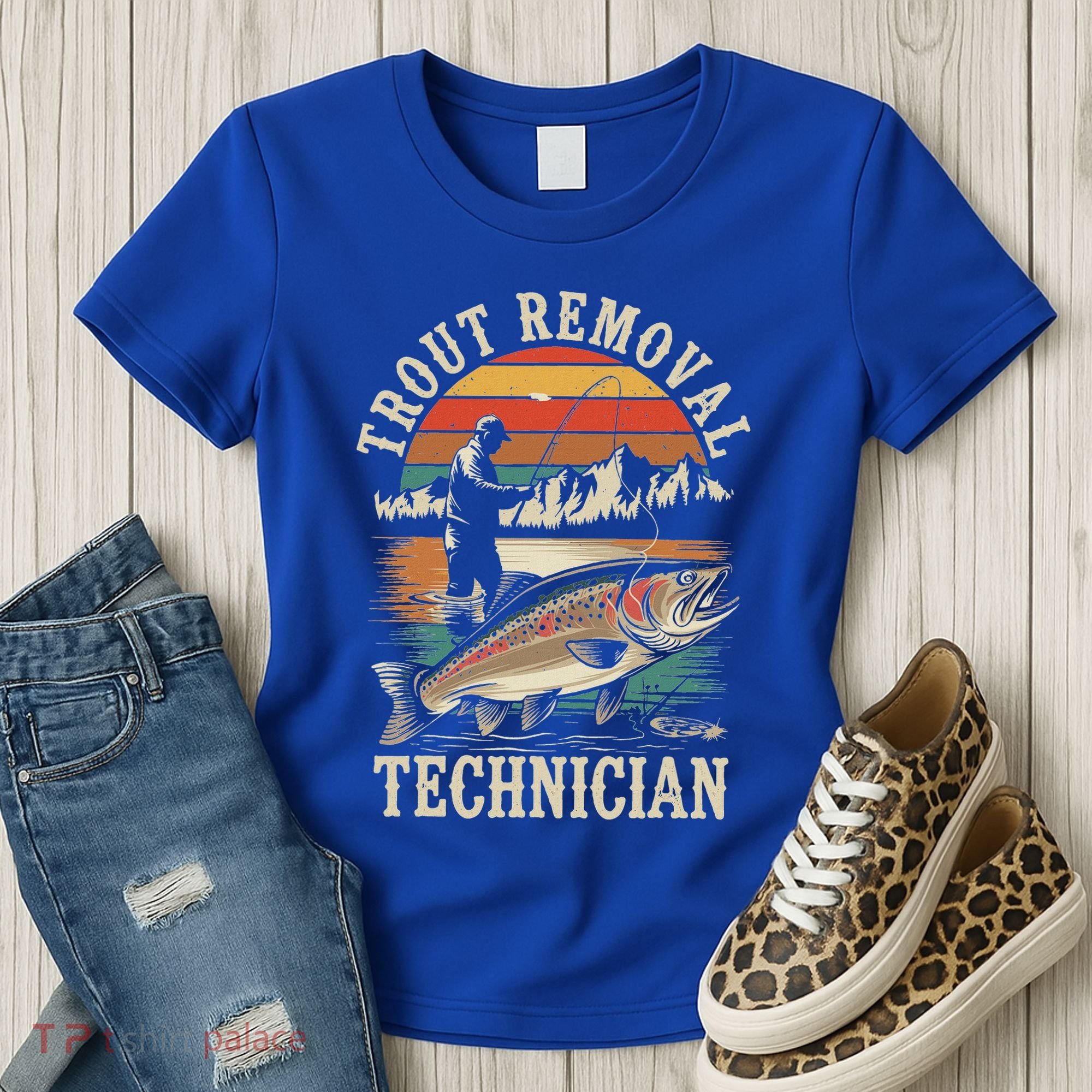 Trout Removal Technician Trout Fishing Women's T-Shirt