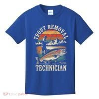 Trout Removal Technician Trout Fishing Kids T-Shirt thumb 0